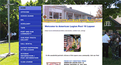 Desktop Screenshot of americanlegionpost16lapeer.com
